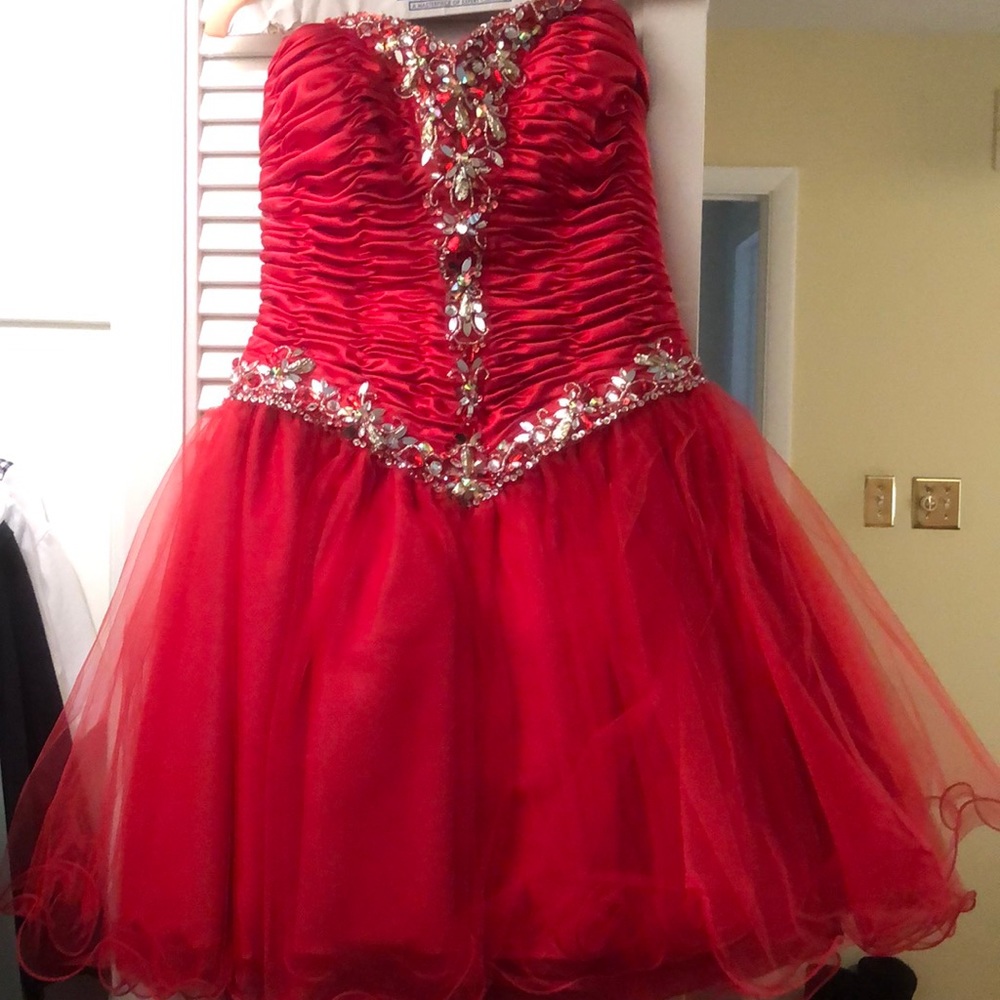 Red dress